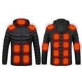 thumbnail image 1 of guisaled Heated Jacket for Men Women Hooded Zipper Winter Heating Windproof Coat Usb Charging Warmer Outerwear, 1 of 2