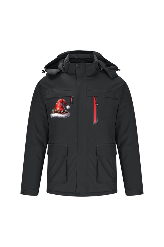 Heated Jacket for Men Women Intelligent Single Control Warmer Winter Ski Coat 3 Areas Heating Thicken Hooded Windbreaker