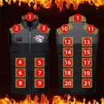 thumbnail image 1 of guisaled Heated Vest for Men And Women Stand Collar Lightweight Heated Sleeveless Jacket Waterproof Winter Warm Outerwear, 1 of 7