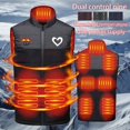 thumbnail image 1 of guisaled Heated Vest for Men Women, Unisex Lightweight Warming Heated Jacket 9 Heating Zone Rechargeable USB Heated Vest Clearance On Sale, 1 of 8