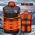 thumbnail image 1 of guisaled Heated Vests for Men and Women 8 Heating Zones Warm Lightweight Heated Jacket Winter Outdoor Hunting Fishing Ski Jackets, 1 of 4