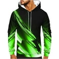 thumbnail image 1 of guisaled Hoodies for Men Cool Pullover Tops Gradient Color Graphic Hooded Sweatshirts Long Sleeve Casual Hoodie with Pockets, 1 of 6