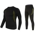 thumbnail image 1 of guisaled Base Layer for Men Hunting Thermal Underwear Camo Workout Top and Bottom 2 Piece Sets Gym Slim Fit Compression Long Johns Christmas, 1 of 8
