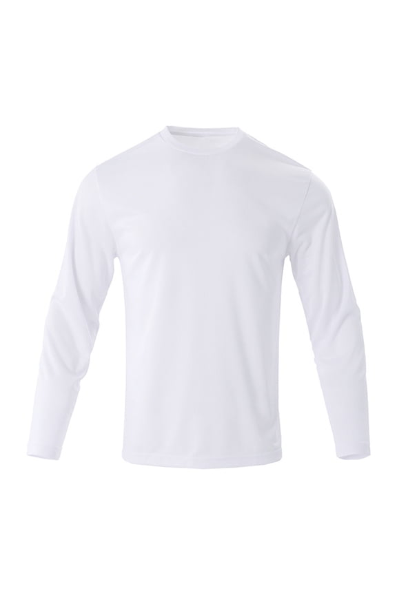 Long Sleeve Shirts for Men Quick Dry Workout Athletic Gym Shirt Moisture Wicking Swim Fish Rash Guard Golf Shirts