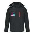 thumbnail image 1 of guisaled Men Heated Jacket Waterproof Electric Hooded Zipper Heating Coat Windproof Soft Shell Fashion Printed Adult Jackets, 1 of 4