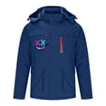 thumbnail image 1 of guisaled Men Heated Jacket Waterproof Electric Hooded Zipper Heating Coat Windproof Soft Shell Fashion Printed Adult Jackets, 1 of 5