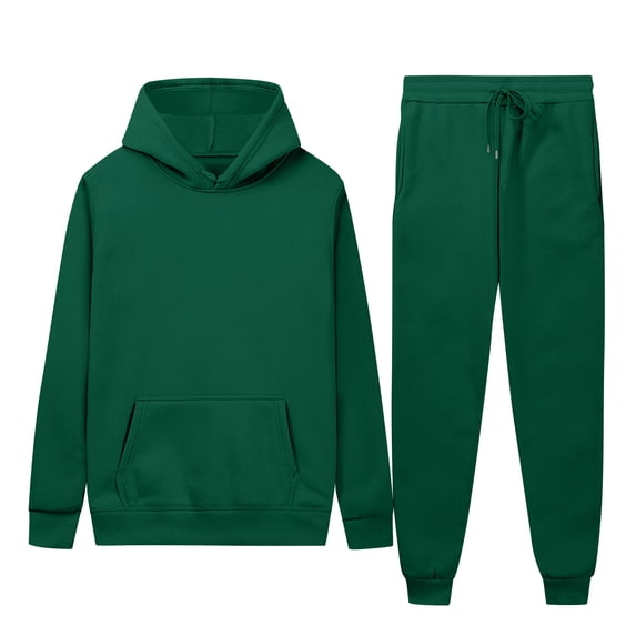 guisaled Men Matching Sweatshirt and Sweatpants 2 Piece Sweatsuit Outfits Letter Printed Hoodie Sweatshirt Essential Joggers Sweatpants Set Casual Athletic Jogging Tracksuit