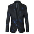 thumbnail image 1 of guisaled Men Sport Coat Big and Tall Slim Fit Casual Blazer Jackets One Button Notched Lapel Lightweight Dressy Suit Jackets, 1 of 8
