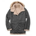 thumbnail image 1 of guisaled Men Winter Coats With Hood 2025 Winter Fleece Lined Warm Thicken Sherpa Jacket Zip Up Casual Faux Suede Jackets, 1 of 7
