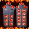 thumbnail image 1 of guisaled Heated Vest for Men And Women Stand Collar Lightweight Heated Sleeveless Jacket Waterproof Winter Warm Outerwear, 1 of 3