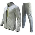 thumbnail image 1 of guisaled Men's Jogger Sets 2 Piece Athletic Tracksuit Outfits Long Sleeve Full Zip Hoodie Sports Casual Sweatsuits Set for Men, 1 of 6