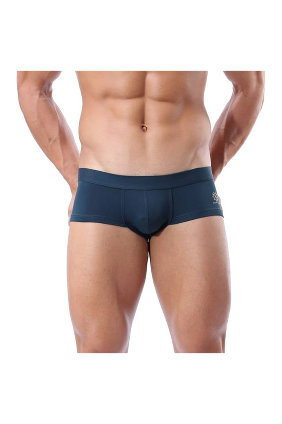 Men's Sexy Low Rise Quick Dry Swim Briefs Color Block Patchwork 2025 Summer Bikini Swimsuit Swim Thong Swimwear