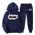 thumbnail image 1 of guisaled Men's Sweatsuits 2 Piece Printed Cozy Athletic Jogging Tracksuits Casual Long Sleeve Hoodie Sweatpants Set Outfits, 1 of 6
