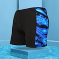 thumbnail image 1 of guisaled Men's Swim Jammers Athletic Quick Dry Square Leg Swimsuit for Men Drag Suits for Swimming Training Racing Swim Trunks, 1 of 8