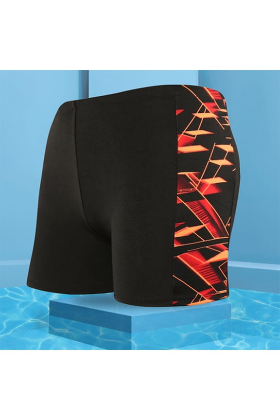 Men's Swim Jammers Athletic Quick Dry Square Leg Swimsuit for Men Drag Suits for Swimming Training Racing Swim Trunks Clothing