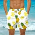thumbnail image 1 of guisaled Men's Swimming Trunks Hawaiian Swim Shorts Men Drawstring Waisted Quick Dry Swim Trunks 7 Inch Inseam Lightweight Vacation Holiday Beach Shorts, 1 of 6