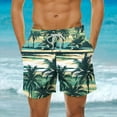 thumbnail image 1 of guisaled Mens Bathing Suits Mens Swim Shorts Quick Dry Elastic Waisted Swim Trunks Summer 7 Inch Beach Shorts Loose Fit Hawaii Graphic Boardshorts, 1 of 6