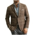 thumbnail image 1 of guisaled Mens Blazers for Work Casual Sport Coats Slim Fit Lightweight One Button Notched Lapel Business Suit Jackets with Pockets, 1 of 2