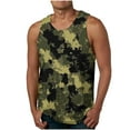 thumbnail image 1 of guisaled Mens Camo Tank Tops Sleeveless Camouflage Muscle Undershirts Casual Comfy Cotton Strech Fitness Gym Workout Tank Top Deals Of The Week, 1 of 4