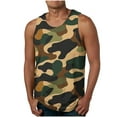 thumbnail image 1 of guisaled Mens Camo Tank Tops Sleeveless Camouflage Muscle Undershirts Casual Comfy Cotton Strech Fitness Gym Workout Tank Top Valentines Day s, 1 of 4