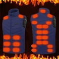 thumbnail image 1 of guisaled Mens Heated Vest Rechargeable Lightweight Heating Vest Warming Thermal Clothing Softshell 16 Heating Zone Hunting Ski Jackets, 1 of 9