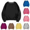 thumbnail image 1 of guisaled Mens Oversized Sweatshirt Crewneck Long Sleeve Fleece Sweatshirts Fall Winter Lightweight Warm Loose Fit Pullover, 1 of 6