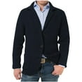 thumbnail image 1 of guisaled Mens Sport Coat and Blazer Big and Tall Waffle Casual Suit Jackets Solid Two Button Notch Lapel Lightweight Dressy Blazers, 1 of 8