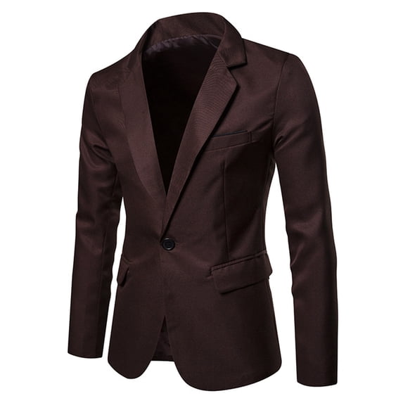 guisaled Mens Suit Jacket Slim Fit Casual One Button Lightweight Sport Coats Solid formal Dress Daily Business Blazer Jackets Flash Deals