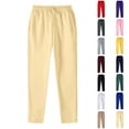 thumbnail image 1 of guisaled Mens Sweatpants Open Bottom Drawstring Elastic Waisted Track Pants Baggy Solid Active Athletic Casual Sweat Pants with Pockets, 1 of 6