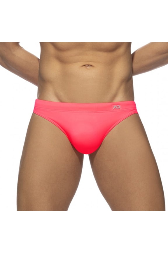 Mens Swim Briefs Sexy Bikini Swimwear Solid Colors Quick Dry Swim Trunks Low Rise Retro Swimsuit Bathing Suits