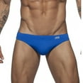 thumbnail image 1 of guisaled Mens Swim Briefs Sexy Bikini Swimwear Solid Colors Quick Dry Swim Trunks Low Rise Retro Swimsuit Bathing Suits Clothing, 1 of 5