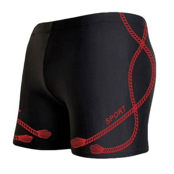 guisaled Mens Swim Jammers Swimsuit Square Leg Quick Dry 3 Inch Inseam Stretch Slim Fit Athletic Training Endurance Swimming Jammer Trunks