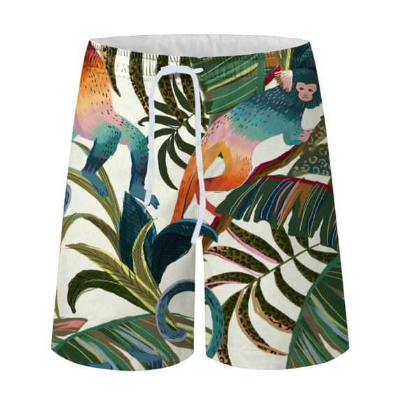 guisaled Mens Swim Trunks Quick Dry Stretch Beach Shorts Drawstring Elastic Waisted 9 Inch Inseam Board Shorts Swimwear