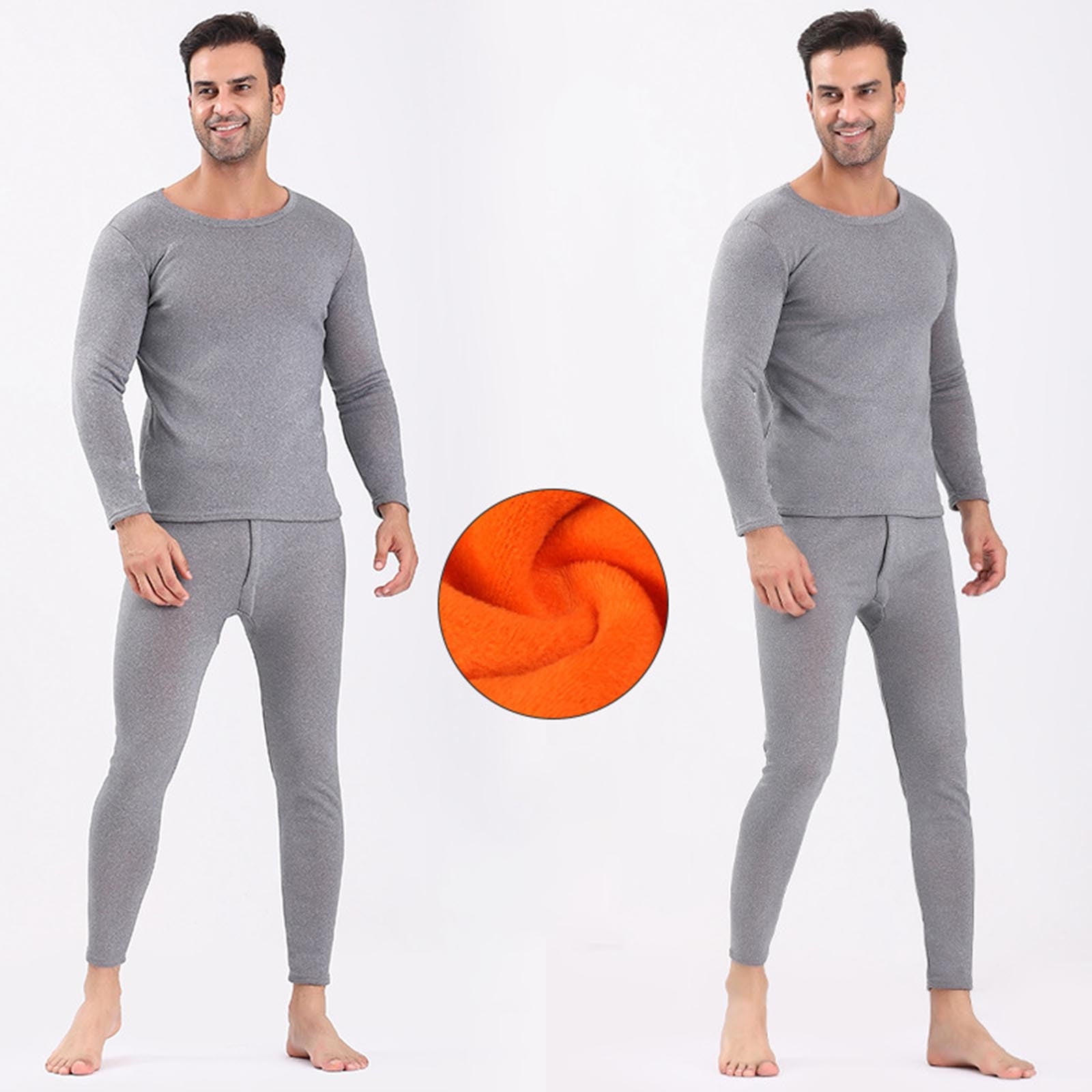 Sous Vetement Thermique Homme Sous-vêtements Thermiques Homme LANBAOSI - Set Manches Longues + Leggings Hiver Sport Legging Thermique Running