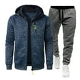 thumbnail image 1 of guisaled Mens Tracksuits Sweatsuits for Men 2 Piece Sets Outfits Long Sleeve Casual Full Zip Athletic Hoodie Jogging Sportswear Deals, 1 of 6