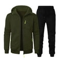 thumbnail image 1 of guisaled Mens Tracksuits Sweatsuits for Men 2 Piece Sets Outfits Long Sleeve Casual Full Zip Athletic Hoodie Jogging Sportswear, 1 of 6