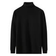 thumbnail image 1 of guisaled Mens Turtleneck Sweaters Loose Fit Soft Pullover Tops Solid Colors Classic Basic Casual Dressy Knit Turtle Neck Sweater, 1 of 4
