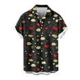 thumbnail image 1 of guisaled Mens Valentines Day Button Up Shirt Short Sleeve Hawaiian T Shirts Cute Cat Heart Graphic Tops Casual Beach Vacation Shirt, 1 of 4
