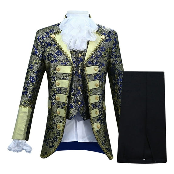 guisaled Sequins Suits for Men Classic Slim Fit Wedding Notch Lapel 2 Piece Blazer Suit and Pants Business Prom Tuxedo Suits