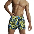 thumbnail image 1 of guisaled Summer Swim Trunks for Men Quick Dry Stretch Board Shorts Drawstring Low Waisted 5 Inch Inseam Swim Shorts Bathing Suits, 1 of 8