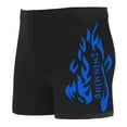thumbnail image 1 of guisaled Swim Jammers for Men Athletic Compression Training Swim Trunks Quick Dry Square Leg Durable Water Resistant Swim Shorts, 1 of 3