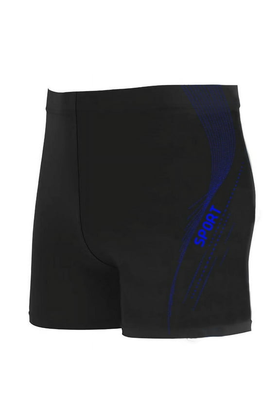 Swim Jammers for Men Athletic Compression Training Swim Trunks Quick Dry Square Leg Durable Water Resistant Swim Shorts
