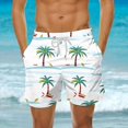 thumbnail image 1 of guisaled Swim Suit Men Mens Swim Trunks Quick Dry Boardshorts Elastic Waisted Knee Lenth Hawaii Beach Shorts Graphic 5 Inch Swimming Buttom Swimwear, 1 of 6