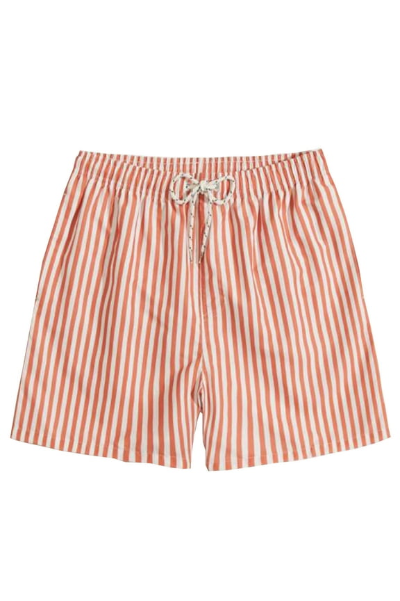 Swim Trunks Men 5 Inch Swim Shorts Summer Plaid Boxer Shorts with Mesh Liner Board Shorts Bathing Suit Swimwear Beachwear Valentine'S Day s