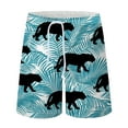 thumbnail image 1 of guisaled Swimming Trunks for Men Slim Fit Swim Shorts Swim Trunks 5 Inch Drawstring Elastic Waisted Quick Dry Beach Shorts, 1 of 3