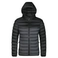 thumbnail image 1 of guisaled Winter Coat for Men Waterproof Thicken Insulated Warm Winter Puffer Jacket Solid Light Windproof Hooded Down Quilted Coats, 1 of 4