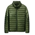 thumbnail image 1 of guisaled Winter Jackets for Men Lightweight Puffer Jacket Zip Up Padded Coat Packable Down Jacket Insulated Quilted Jacket, 1 of 4