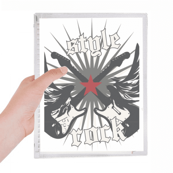 guitar rock passion combination pattern notebook loose diary refillable journal statiry