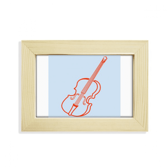 guitar sign desktop decorate photo frame picture art painting 5x7 inch