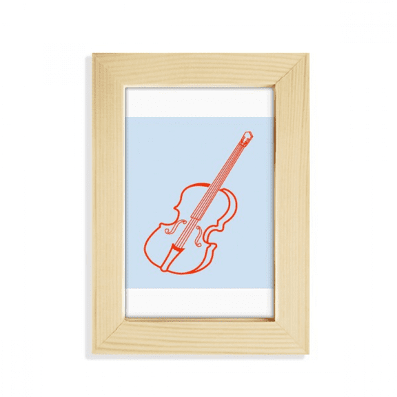 guitar sign desktop display photo frame picture art painting 5x7 inch